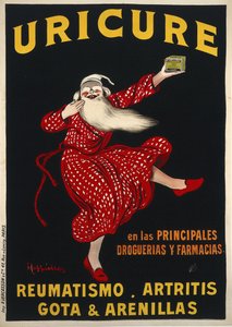 Virtsahoito, c. 1910. tekijältä Leonetto Cappiello