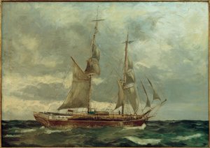 Schoonerbrigg tekijältä Leonhard Sandrock