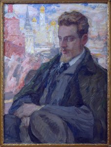 Runoilija Rainer Maria Rilken (1875-1926) muotokuva, Pasternak, Leonid Osipovich (1862-1945). Öljy kankaalle