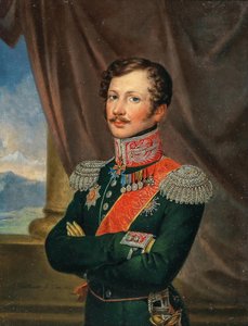 Kenraaliluutnantti Paul Andreas Edler von Rennenkampffin muotokuva 1790-1857, 1833.