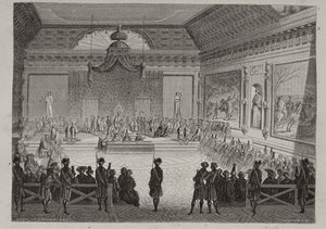 Assembly of the Notables, 1787, kaiverrus Antoine Auguste Ernest Hebert (1817-1908)