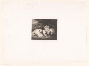 Gloucesterin prinsessa Sophia Matilda koiransa kanssa