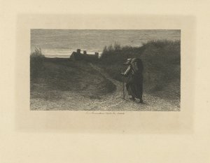 Vaeltaja dyynimaisemassa tekijältä Leopold Lowenstam