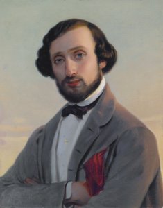 Bildnis Ludwig August Frankl von Hochwart (1810-1894) tekijältä Leopold Pollak