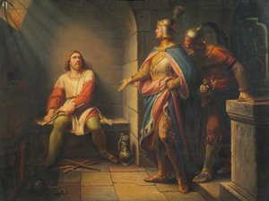Ludwig the Baijeri ilmoittaa vapauttavansa Frederick Komealle vuonna 1314 ja tarjoaa hänelle rinnakkaishallintoa tekijältä Leopold Schulz