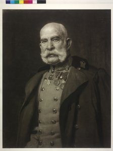 Itävallan keisari Franz Joseph I tekijältä Leopold Stephan (after) Horovitz