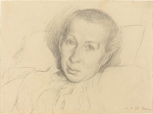 Taiteilijan sisar Marie von Kalckreuth tekijältä Leopold von Kalckreuth