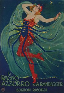 Sininen hämähäkki Sininen hämähäkki Alberto Iginio Randegger, 1916.