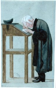 Karikatyyri Oxford Donista (akvarelli paperille) tekijältä Leslie Matthew Ward