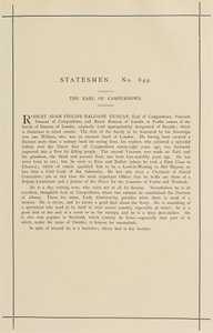 Earl of Camperdown tekijältä Leslie Matthew Ward