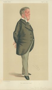 Amiraali Frederick Beauchamp Paget-Seymour, Meren turvotus, 9. syyskuuta 1876, Vanity Fair -sarjakuva tekijältä Leslie Matthew Ward