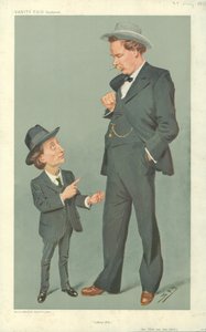 Ben Tillett ja John Ward, Labour Men, 29. heinäkuuta 1909, Vanity Fair -sarjakuva tekijältä Leslie Matthew Ward
