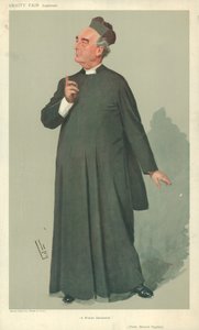 Isä Bernard Vaughan, Moderni Savonarola, 30. tammikuuta 1907, Vanity Fair -sarjakuva tekijältä Leslie Matthew Ward