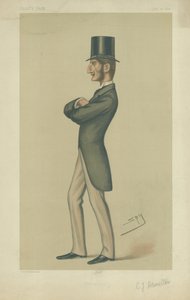 Lordi Claud John Hamilton, kuvitus "Vanity Fairista", 17. heinäkuuta 1878 tekijältä Leslie Matthew Ward