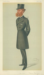 Lord Dorchester, The Turf, 24. maaliskuuta 1877, Vanity Fair -sarjakuva tekijältä Leslie Matthew Ward