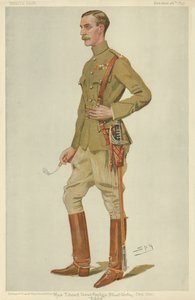 Majuri Edward James Montagu Stuart-Wortley, Eddie, 26. lokakuuta 1899, Vanity Fair -sarjakuva tekijältä Leslie Matthew Ward