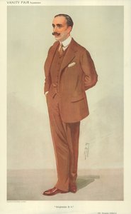 herra Douglas Vickers, Brightside DV, 30. joulukuuta 1909, Vanity Fair -sarjakuva tekijältä Leslie Matthew Ward
