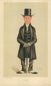 Mr E Sturge, Quaker, 20. marraskuuta 1886, Vanity Fair -sarjakuva tekijältä Leslie Matthew Ward