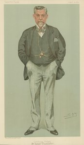 Herra James Thompson, Caledonian Railway, 15. elokuuta 1895, Vanity Fair -sarjakuva tekijältä Leslie Matthew Ward