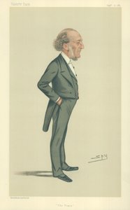 Mr John Walter, The Times, 10. syyskuuta 1881, Vanity Fair -sarjakuva tekijältä Leslie Matthew Ward