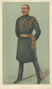 Mr William Dudley Ward, Pysyvä soturi, 30. toukokuuta 1901, Vanity Fair -sarjakuva tekijältä Leslie Matthew Ward