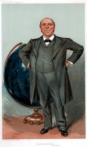 Robert Stawell Ball, brittiläinen tähtitieteilijä, matemaatikko, luennoitsija ja tieteen popularisoija, 1905 tekijältä Leslie Matthew Ward