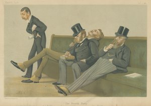Spencer-Churchill, Balfour, Drummond-Wolff ja Gorst tekijältä Leslie Matthew Ward