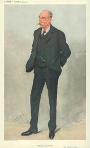 The Hon Robert Garnett Tatlow, Glasgow, 16. kesäkuuta 1909, Vanity Fair -sarjakuva tekijältä Leslie Matthew Ward