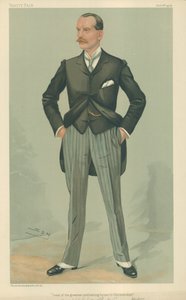 The Hon W F D Smith, kristikunnan suurimman kustantajan johtaja, 8. joulukuuta 1904, Vanity Fair -sarjakuva tekijältä Leslie Matthew Ward