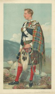 The Marquis of Tullibardine, Scottish Horse, 23. maaliskuuta 1905, Vanity Fair sarjakuva tekijältä Leslie Matthew Ward