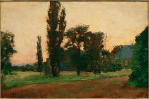 Iltatunnelmaa Reinin maiseman yli tekijältä Lesser Ury