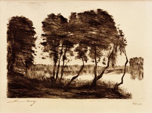 Schlachtensee I tekijältä Lesser Ury