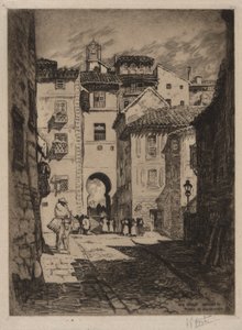 Carrer que porta a la plaça de Zocodover, finlandès de Toledo