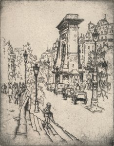 "Porte St Denis", 1915