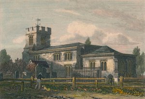 "Finchley Church, Middlesex", 1815 tekijältä Letitia Byrne