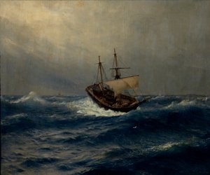 Myrsky merellä, 1887
