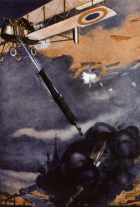 WW1: lentokoneen laukaisema pommi. tekijältä Leven & Lemonier