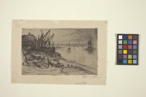 Thames-joki, Lontoossa (etsaus)