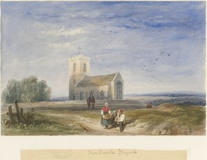 Bagnallin kirkko: akvarellimaalaus, nd [1834]