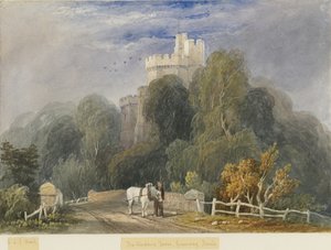 Greenway Bank - The Warders Tower: akvarellimaalaus ja [c 1830-1840] (maalaus)