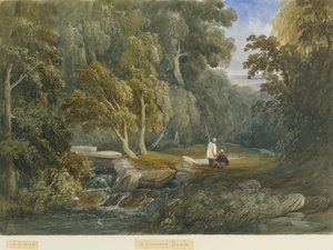 Greenway Bank: akvarellimaalaus ja [c 1830-1840] tekijältä Lewis John Wood