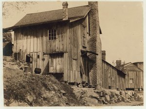 Asunnot työntekijöille Rooman sukkatehtaan Georgiassa, 1913 tekijältä Lewis Wickes Hine