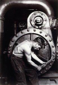 Powerhouse Mechanic, n. 1924; tekijältä Lewis Wickes Hine