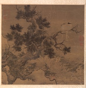 Linnut puussa kaihien yläpuolella, 1127-1279. tekijältä Li Di