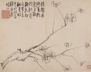 Albumi Blossoming Plum, 1742. tekijältä Li Fangying