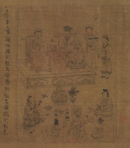 Lapsellisen hurskauden klassikko, n. 1085. tekijältä Li Gonglin