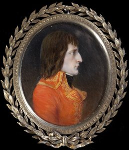 Napoleon Bonaparte ensimmäisenä konsulina, n. 1801 tekijältä Lié Louis Périn Salbreux
