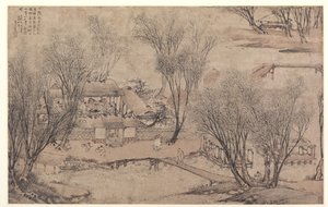 Uudenvuodenpäivä kivijärven kylässä, 1609. tekijältä Li Shida