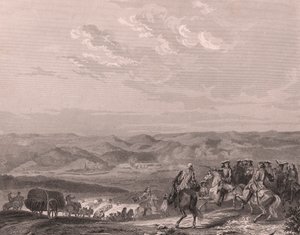 Freiburgin taistelu, Saksa, elokuu 1644, kolmikymmenvuotinen sota, teräskaiverrus posliinipaperille tekijältä Unbekannt Unbekannt