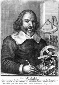 Elias Allen, matemaatikko ja instrumenttien valmistaja, n. 1630 tekijältä Unbekannt Unbekannt